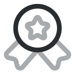 Medal Star SVG Icon